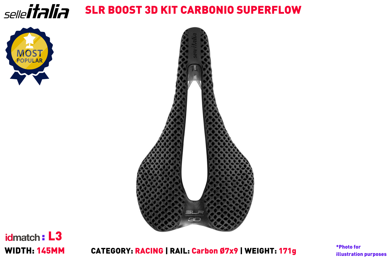 SLR Boost 3D Kit Carbonio Superflow - S3 | Hup Leong Company | The